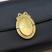 Kitlife Dior Médaillon Pouch Black Smooth Calfskin M3671 26x11.5x4.5cm - 3
