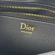 Kitlife Dior Médaillon Pouch Black Smooth Calfskin M3671 26x11.5x4.5cm - 2