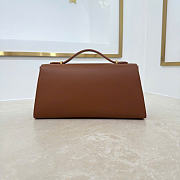 Kitlife Dior Médaillon Pouch Brown Smooth Calfskin M3671 26x11.5x4.5cm  - 6