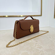 Kitlife Dior Médaillon Pouch Brown Smooth Calfskin M3671 26x11.5x4.5cm  - 4