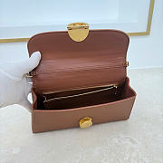 Kitlife Dior Médaillon Pouch Brown Smooth Calfskin M3671 26x11.5x4.5cm  - 3