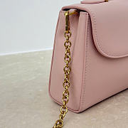 Kitlife Dior Médaillon Pouch Pink Smooth Calfskin M3671 26x11.5x4.5cm - 4