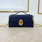 Kitlife Dior Médaillon Pouch Dark Blue Smooth Calfskin M3671 26x11.5x4.5cm - 1