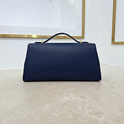 Kitlife Dior Médaillon Pouch Dark Blue Smooth Calfskin M3671 26x11.5x4.5cm - 6