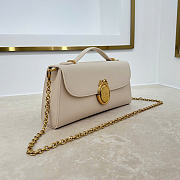 Kitlife Dior Médaillon Pouch Cream Smooth Calfskin M3671 26x11.5x4.5cm  - 5
