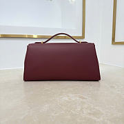 Kitlife Dior Médaillon Pouch Burgundy Smooth Calfskin M3671 26x11.5x4.5cm  - 5
