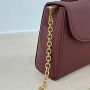 Kitlife Dior Médaillon Pouch Burgundy Smooth Calfskin M3671 26x11.5x4.5cm  - 3