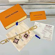 Kitlife Louis Vuitton Blooming Flowers Chain Bag Charm Pink Leather M01414 - 5