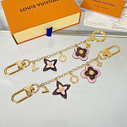 Kitlife Louis Vuitton Blooming Flowers Chain Bag Charm Pink Leather M01414 - 4
