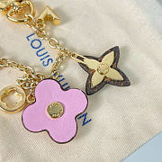 Kitlife Louis Vuitton Blooming Flowers Chain Bag Charm Pink Leather M01414 - 3