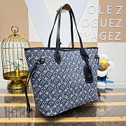Kitlife Louis Vuitton Neverfull MM Bag Monogram Embleme Bleu M2A096 47x28x14cm  - 5