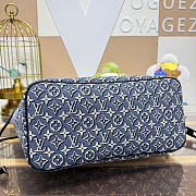 Kitlife Louis Vuitton Neverfull MM Bag Monogram Embleme Bleu M2A096 47x28x14cm  - 4