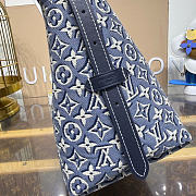 Kitlife Louis Vuitton CarryAll PM Bag Monogram Embleme Blue M2A184  29x24x12cm - 4