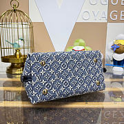 Kitlife Louis Vuitton CarryAll PM Bag Monogram Embleme Blue M2A184  29x24x12cm - 2