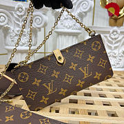 Kitlife Louis Vuitton Wallet On Chain Trotter Brown Monogram M27242 21.5x12.5x3cm  - 3