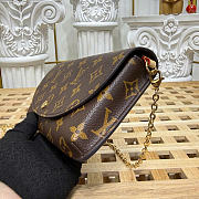 Kitlife Louis Vuitton Wallet On Chain Trotter Brown Monogram M27242 21.5x12.5x3cm  - 2