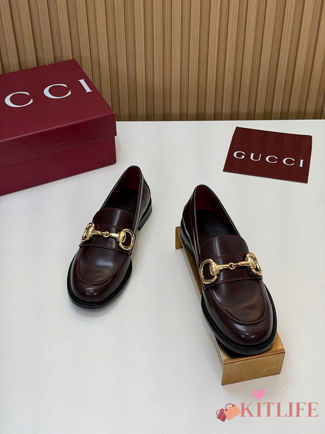 Kitlife Gucci Women's Boulevard Loafer Dark Brown  - 1