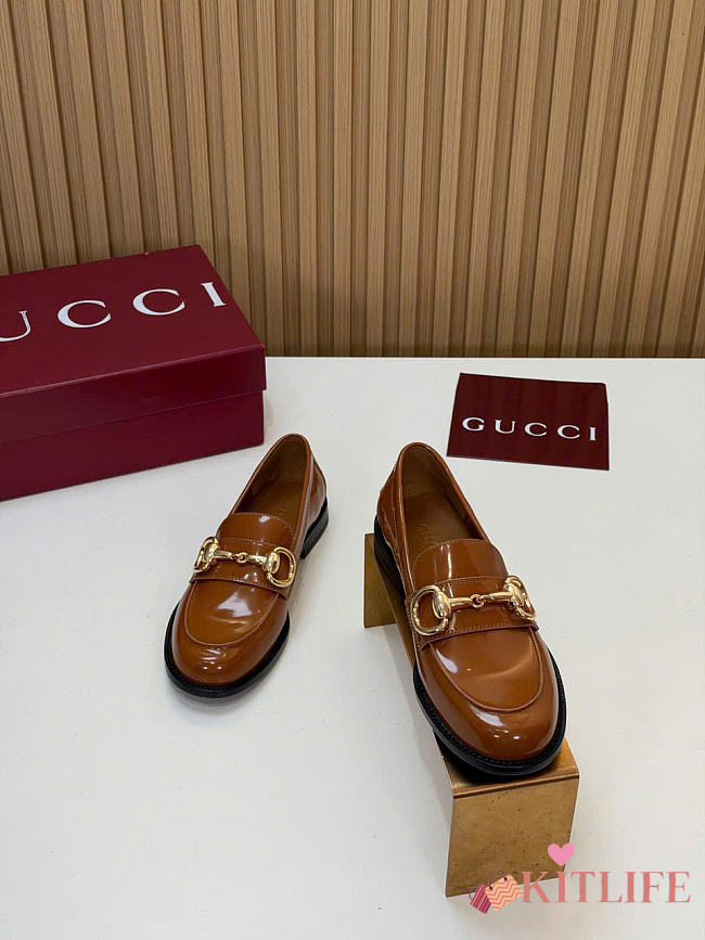 Kitlife Gucci Women's Boulevard Loafer Brown - 1