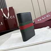 Kitlife Gucci GG Card Case Black with Web 867346 12x7.5cm  - 5