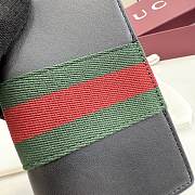 Kitlife Gucci GG Card Case Black with Web 867346 12x7.5cm  - 3