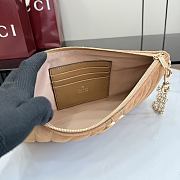 Kitlife Gucci GG Marmont Pouch With Strap Beige Sude A006X2 26x13x1.5cm  - 6