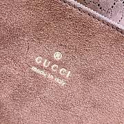 Kitlife Gucci Venice Small Bucket Bag Brown Suede ‎876060 21x23.5x14cm  - 2