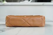 Kitlife Chanel 19 Medium Flap Bag Beige AS1160 26x9x16cm - 4