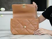 Kitlife Chanel 19 Medium Flap Bag Beige AS1160 26x9x16cm - 2