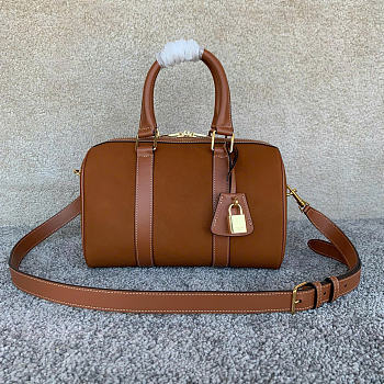 Kitlife Celine Medium Boston In Tan Suede Bag 121323 25x19x13cm 