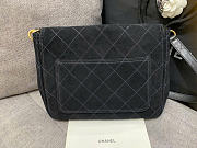 Kitlife Chanel 26C Hobo Bag Black Suede 21.5x30x5cm - 3