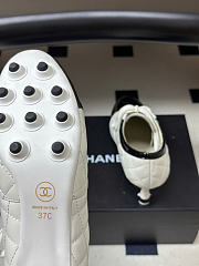 Kitlife Chanel 2026 Quilted Lace-up High Heels White - 5