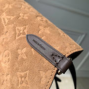 Kitlife Louis Vuitton All In One Bag Beige Embossed Suede Leather M29836 40x22x15cm - 4
