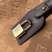 Kitlife Louis Vuitton All In One Bag Beige Embossed Suede Leather M29836 40x22x15cm - 2