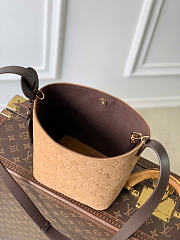 Kitlife Louis Vuitton All In BB Bag Beige Embossed Suede Leather M29834 16x18x12cm - 5