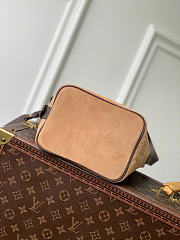 Kitlife Louis Vuitton All In BB Bag Beige Embossed Suede Leather M29834 16x18x12cm - 3
