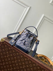 Kitlife Louis Vuitton Nano Noé Bag Monogram Emblème Bleu M2A150 13x16x10cm - 1