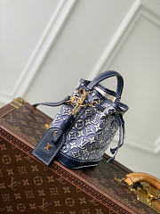 Kitlife Louis Vuitton Nano Noé Bag Monogram Emblème Bleu M2A150 13x16x10cm - 4