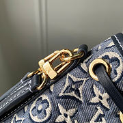 Kitlife Louis Vuitton Nano Noé Bag Monogram Emblème Bleu M2A150 13x16x10cm - 3