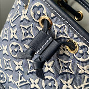 Kitlife Louis Vuitton Nano Noé Bag Monogram Emblème Bleu M2A150 13x16x10cm - 2