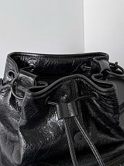Kitlife Balenciaga Women's Le City Backpack Mini in Black 23x22x11cm - 4