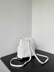 Kitlife Balenciaga Women's Le City Backpack Mini in White 23x22x11cm - 2