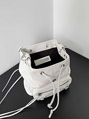 Kitlife Balenciaga Women's Le City Backpack Mini in White 23x22x11cm - 5