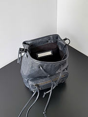 Kitlife Balenciaga Women's Le City Backpack Mini in Gray 23x22x11cm  - 4