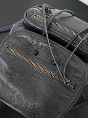 Kitlife Balenciaga Women's Le City Backpack Mini in Gray 23x22x11cm  - 2