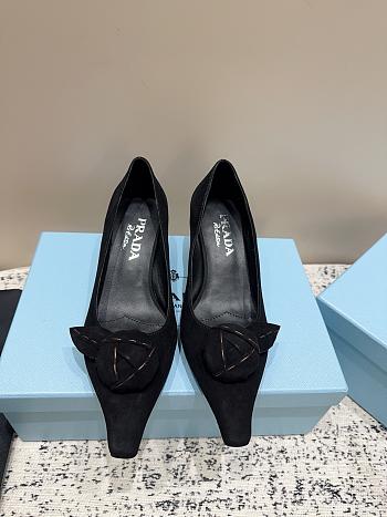 Kitlife Prada 2026 Black Suede Pumps