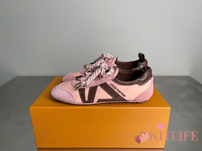Kitlife Louis Vuitton Sneakerina Shoes Pink 1AKGJM - 1