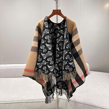 Kitlife Burberry Cape Beige & Black 140x140cm