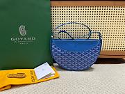 Kitlife Goyard Hirondelle Shoulder Bag Blue 25x6x17cm  - 1