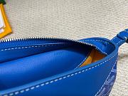Kitlife Goyard Hirondelle Shoulder Bag Blue 25x6x17cm  - 4