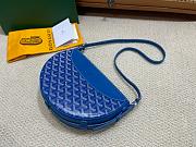 Kitlife Goyard Hirondelle Shoulder Bag Blue 25x6x17cm  - 2
